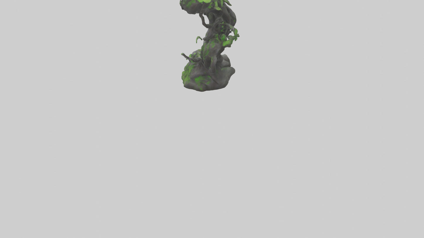 Organic Growth Tangle statue model 3D model