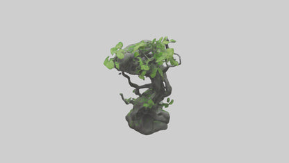 Organic Growth Tangle statue model 3D model