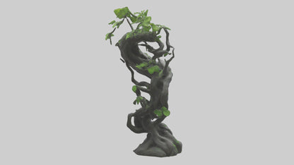 Organic Growth Tangle statue model 3D model