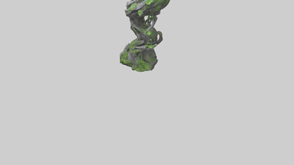 Organic Growth Tangle statue model 3D model