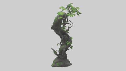 Organic Growth Tangle statue model 3D model