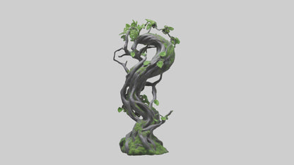 Organic Growth Tangle statue model 3D model