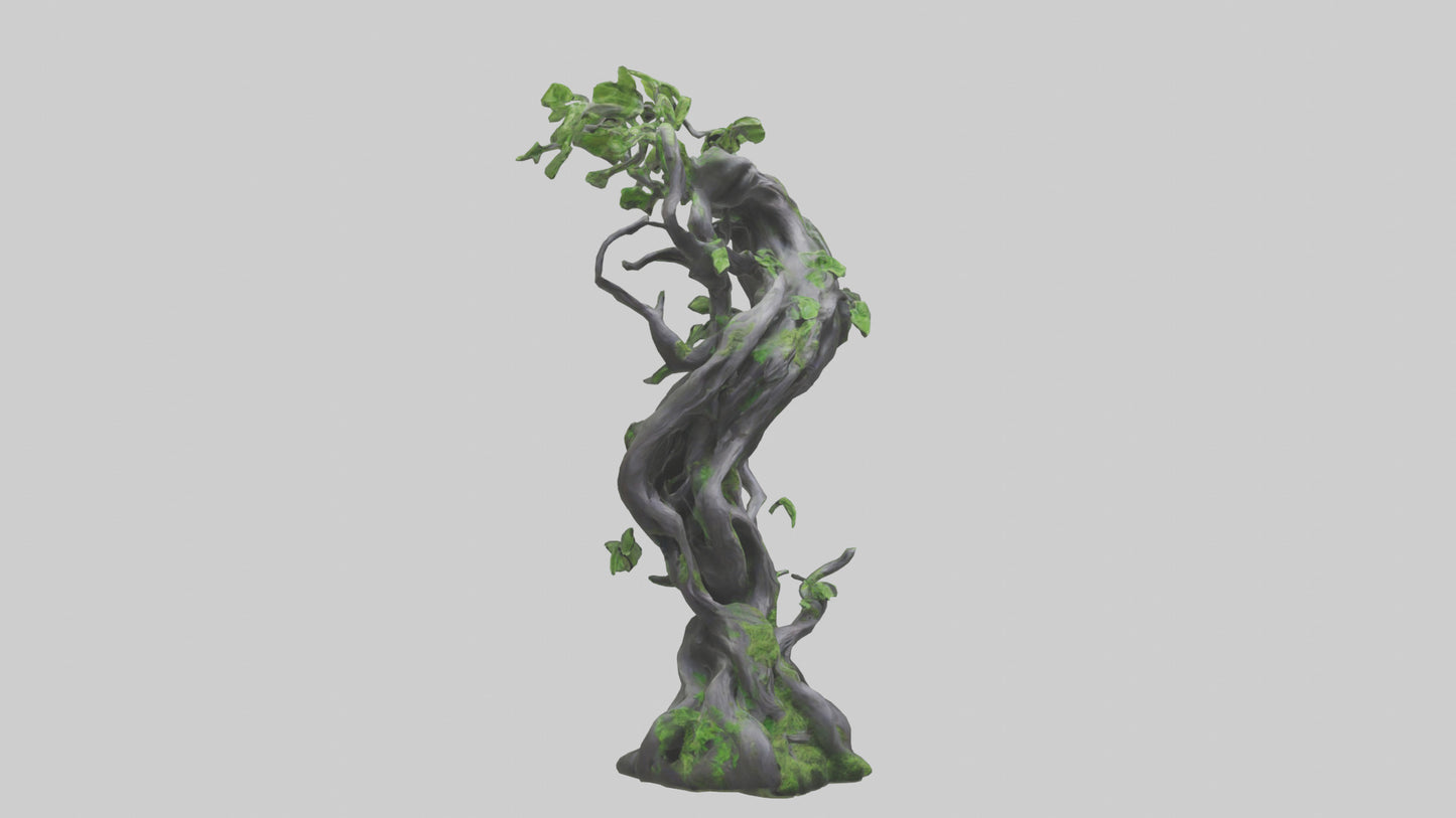 Organic Growth Tangle statue model 3D model