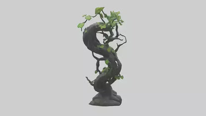 Organic Growth Tangle statue model 3D model