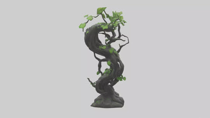 Organic Growth Tangle statue model 3D model