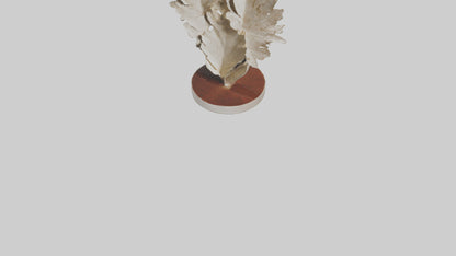 Organic Leaf Pattern Sculpture model 3D model