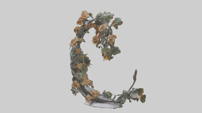 Organic Life Spiral statue model 3D model