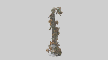 Organic Life Spiral statue model 3D model