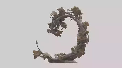 Organic Life Spiral statue model 3D model