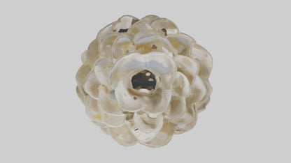 Organic Petal Design statue model 3D model