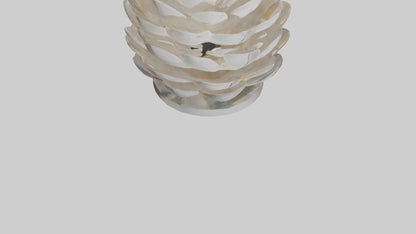 Organic Petal Design statue model 3D model