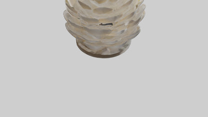 Organic Petal Design statue model 3D model