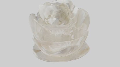 Organic Petal Spiral sculpture model 3D model