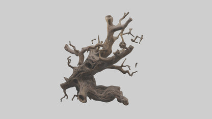 Organic Roots Sculpture statue model 3D model
