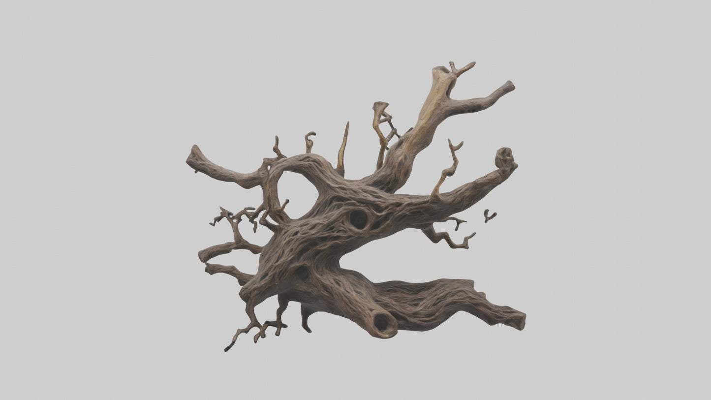 Organic Roots Sculpture statue model 3D model