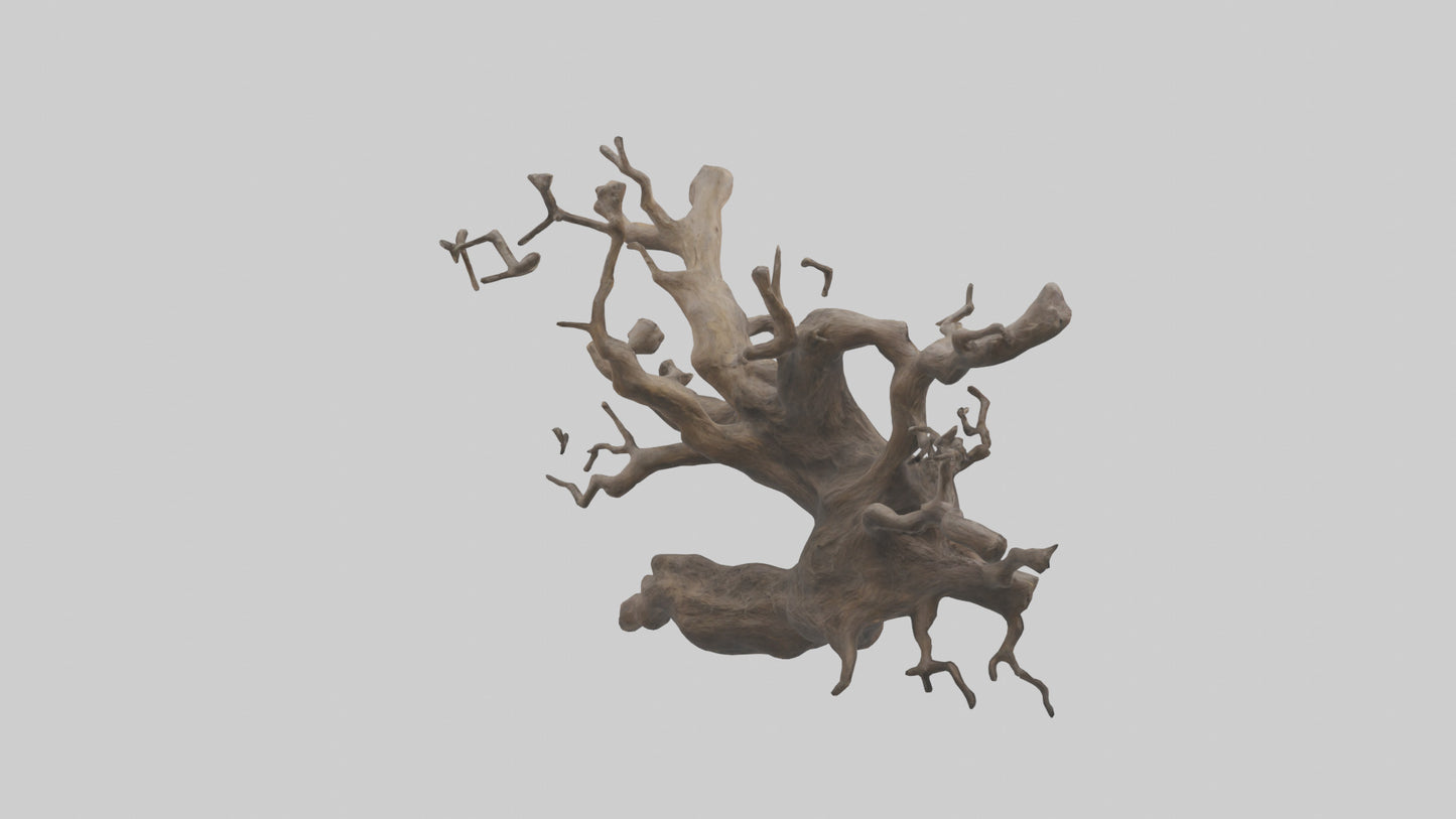 Organic Roots Sculpture statue model 3D model