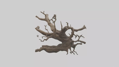 Organic Roots Sculpture statue model 3D model