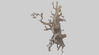 Organic Roots Sculpture statue model 3D model