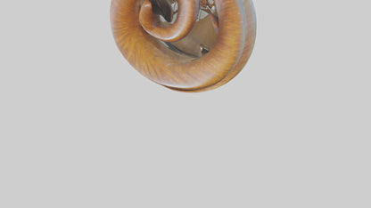 Organic Spiral Sculpture model 3D model