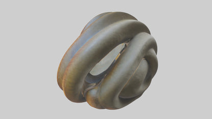 Organic Spiral Sculpture model 3D model
