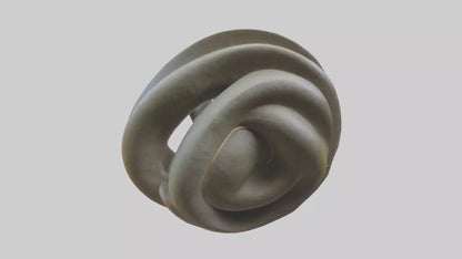 Organic Spiral Sculpture model 3D model