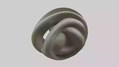 Organic Spiral Sculpture model 3D model
