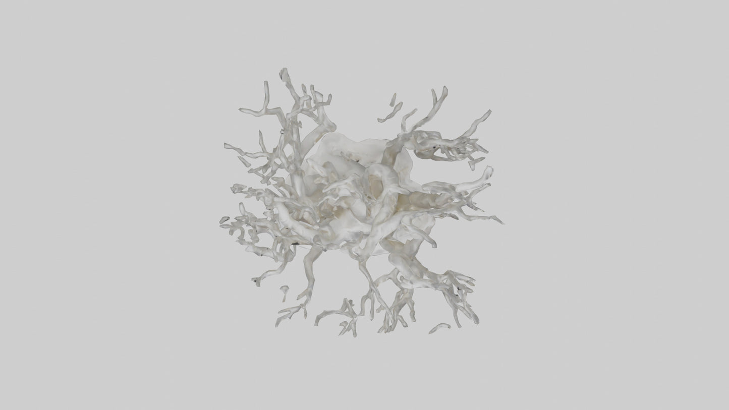 Organic Structure statue model 3D model