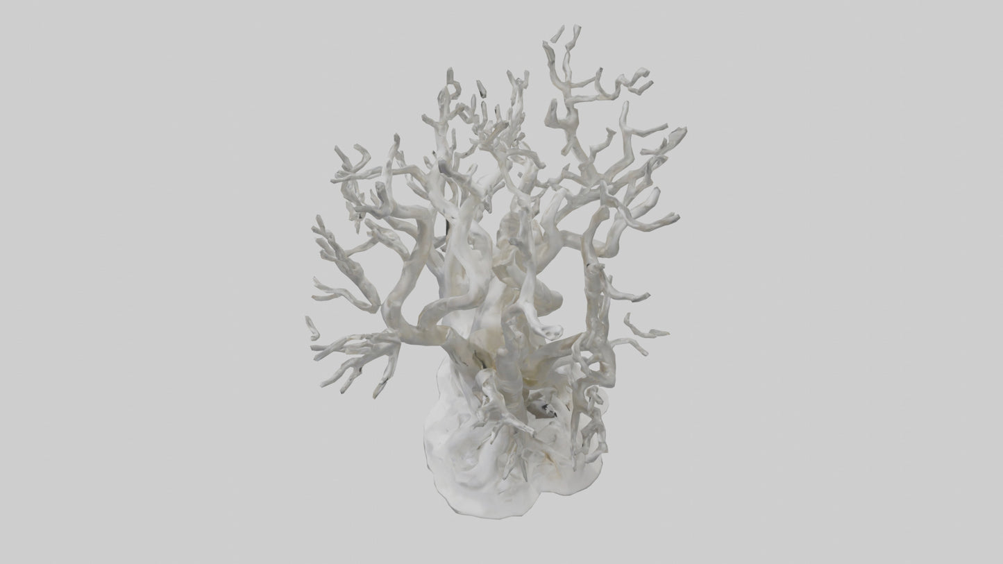 Organic Structure statue model 3D model