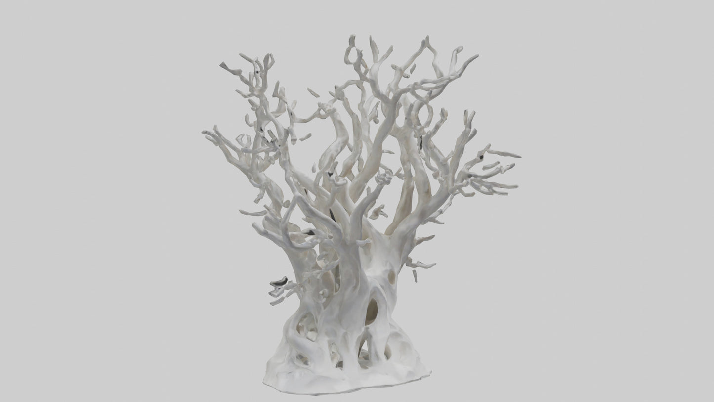 Organic Structure statue model 3D model