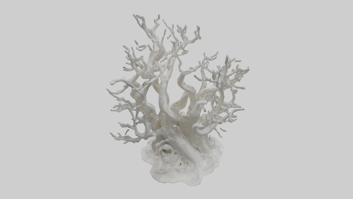 Organic Structure statue model 3D model