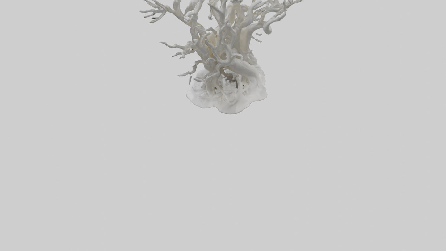 Organic Structure statue model 3D model