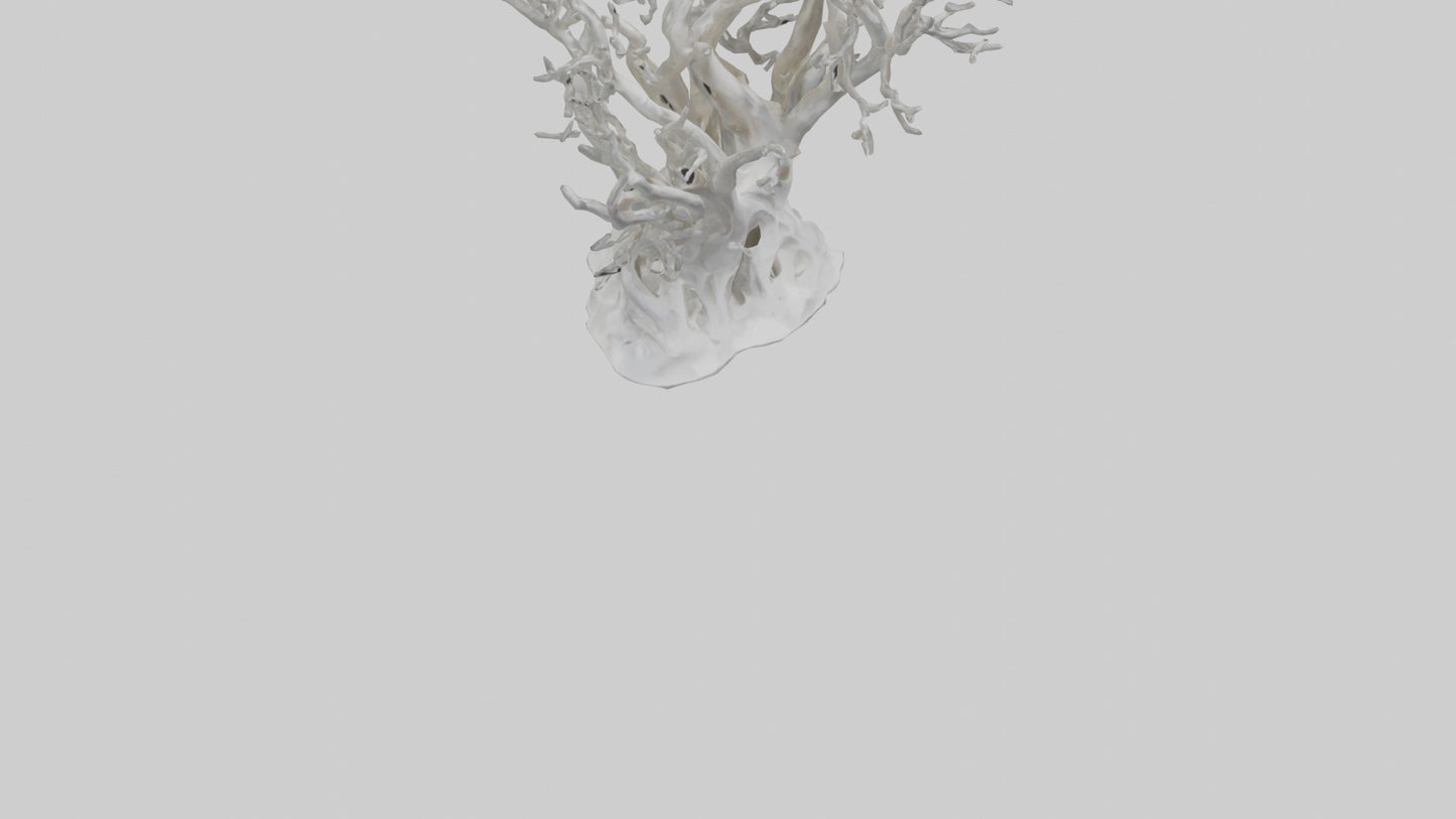 Organic Structure statue model 3D model