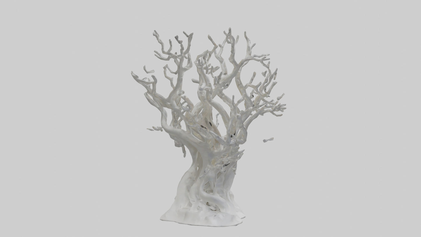 Organic Structure statue model 3D model