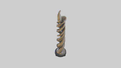 Organic Twist Statue model 3D model