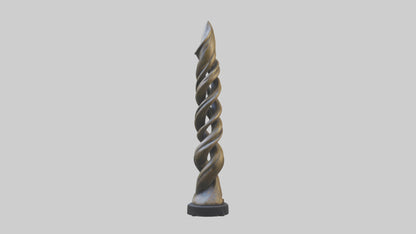 Organic Twist Statue model 3D model