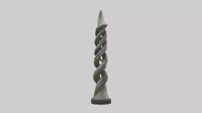 Organic Twist Statue model 3D model