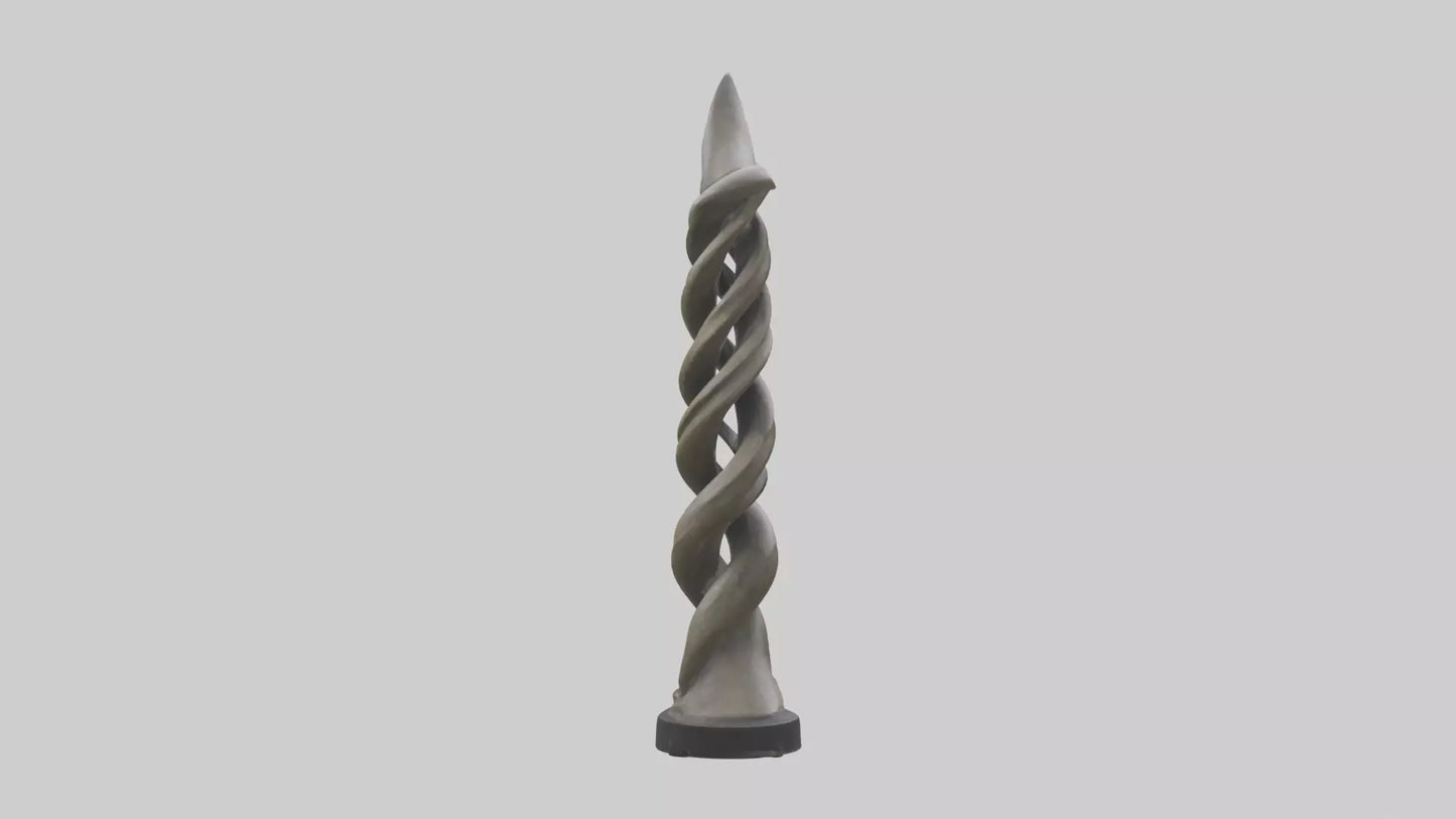 Organic Twist Statue model 3D model