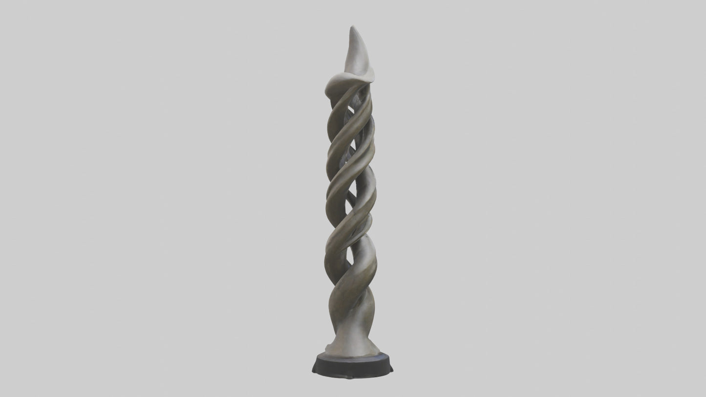 Organic Twist Statue model 3D model