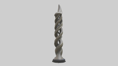 Organic Twist Statue model 3D model