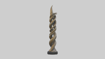 Organic Twist Statue model 3D model