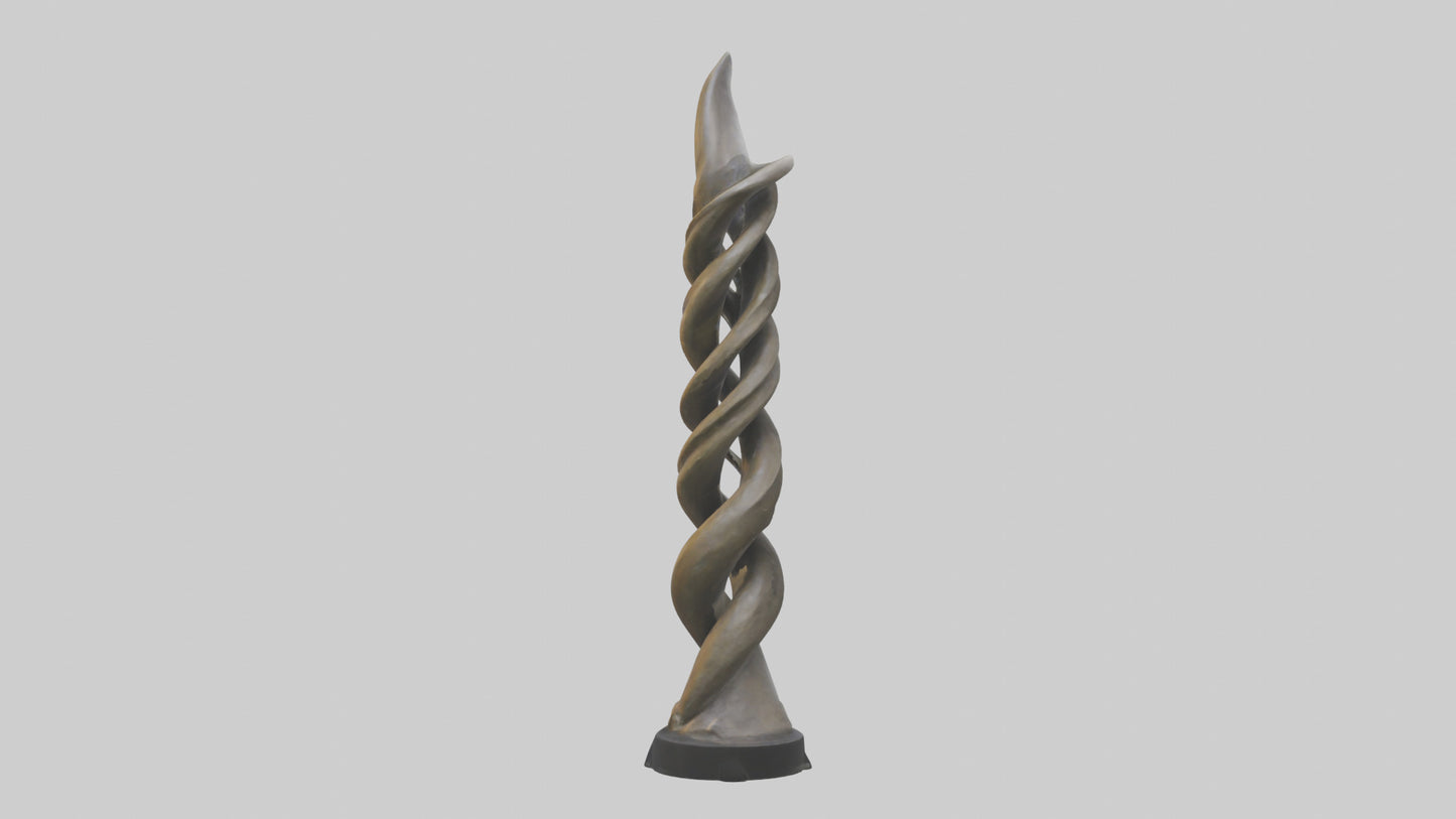 Organic Twist Statue model 3D model