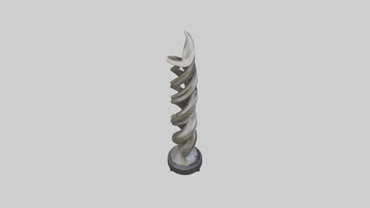 Organic Twist Statue model 3D model