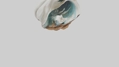 Organic Wave Sculpture model 3D model