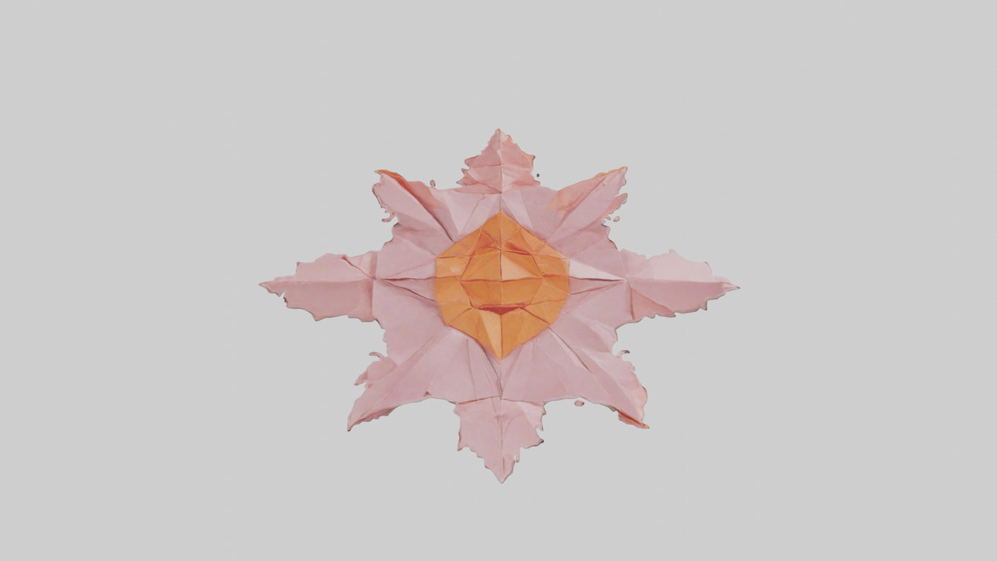 Origami Wall Decorations 3D model