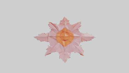 Origami Wall Decorations 3D model