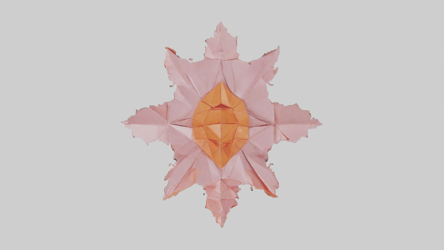 Origami Wall Decorations 3D model