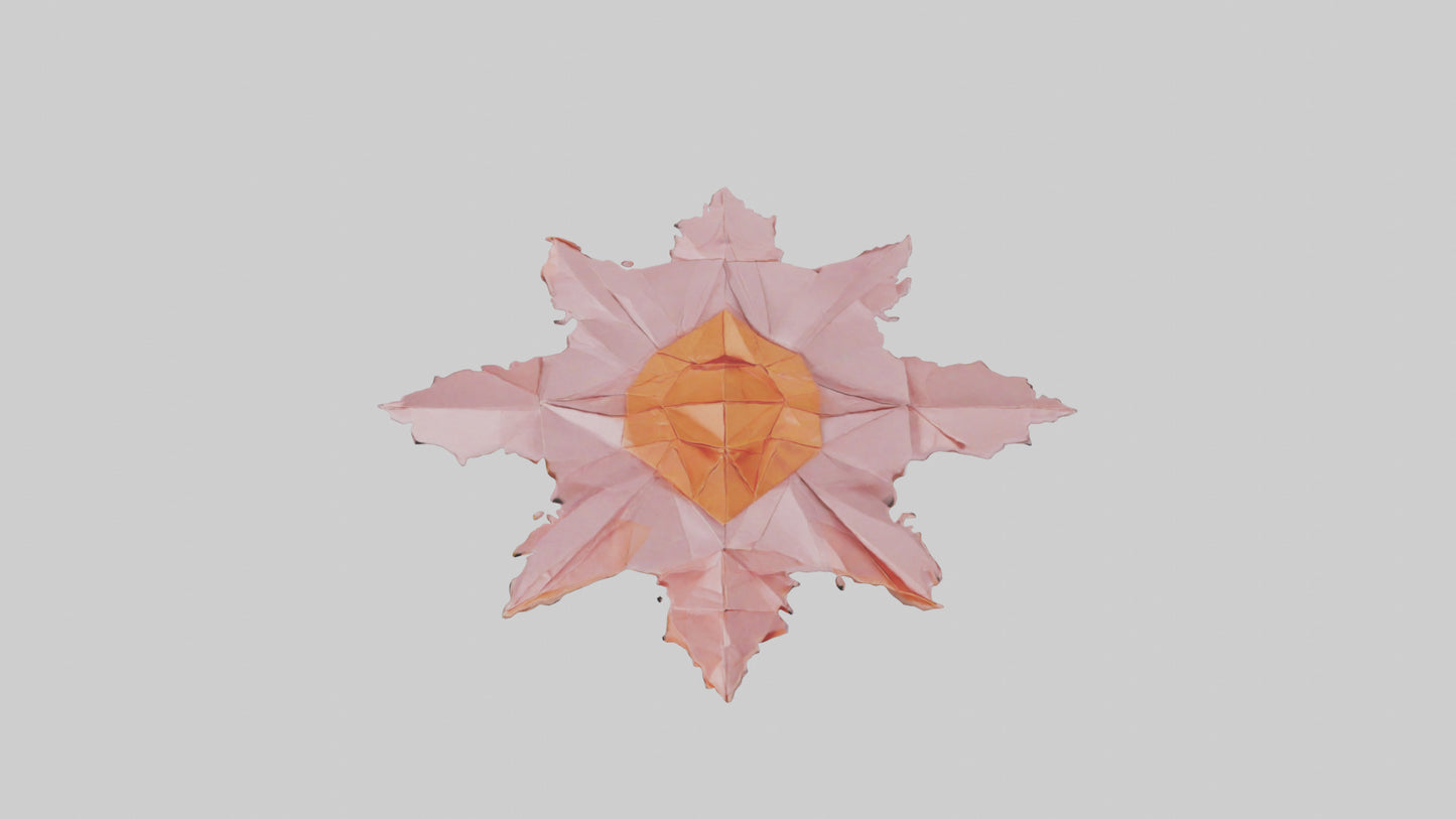 Origami Wall Decorations 3D model