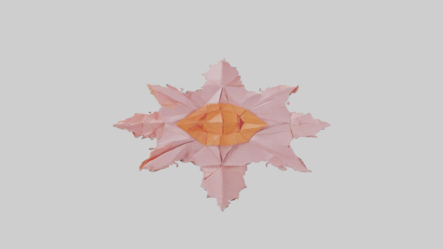 Origami Wall Decorations 3D model