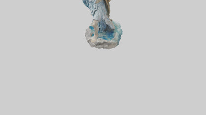3D model oses splitting sea statue model VR / AR / low-poly