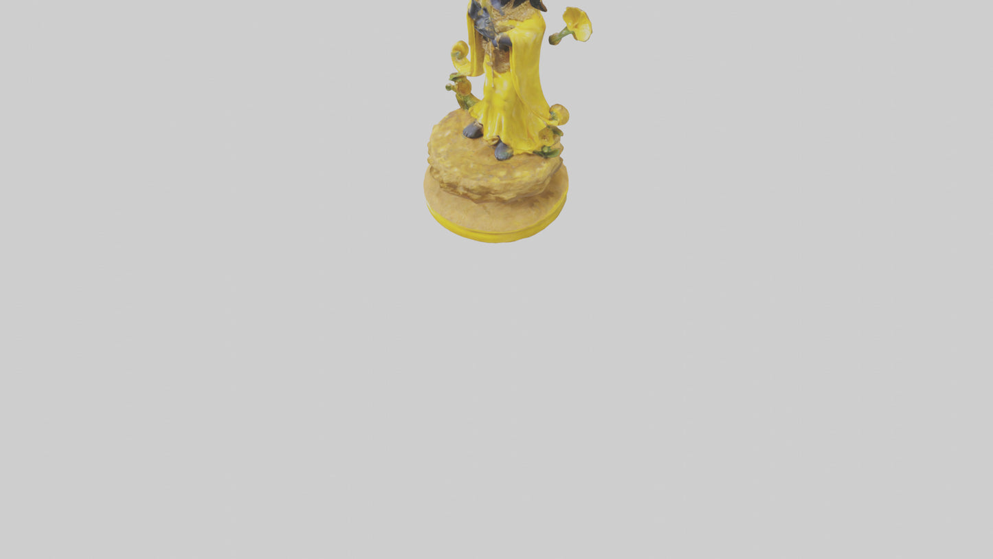 Oshun statue model 3D model